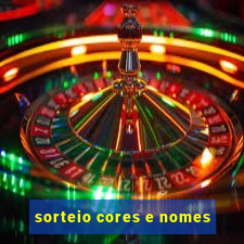 sorteio cores e nomes