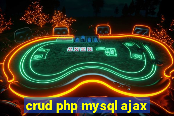 crud php mysql ajax