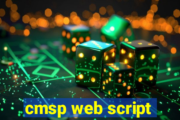 cmsp web script