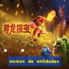 nomes de entidades do mal