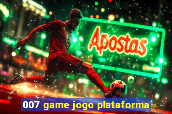 007 game jogo plataforma