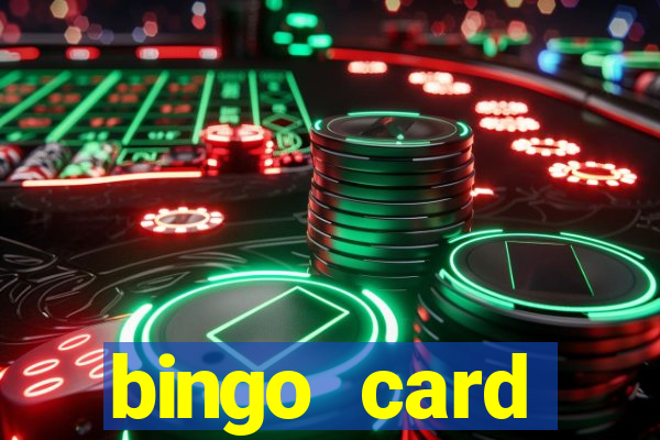 bingo card generator with pictures