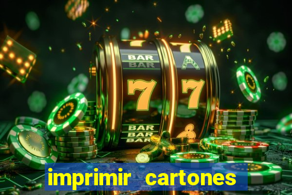 imprimir cartones de bingo