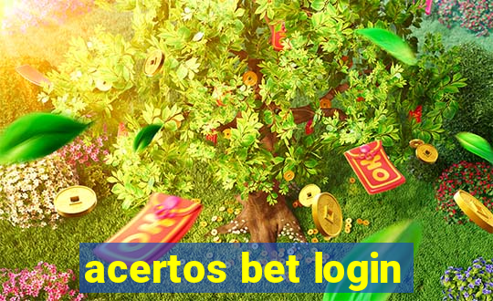 acertos bet login